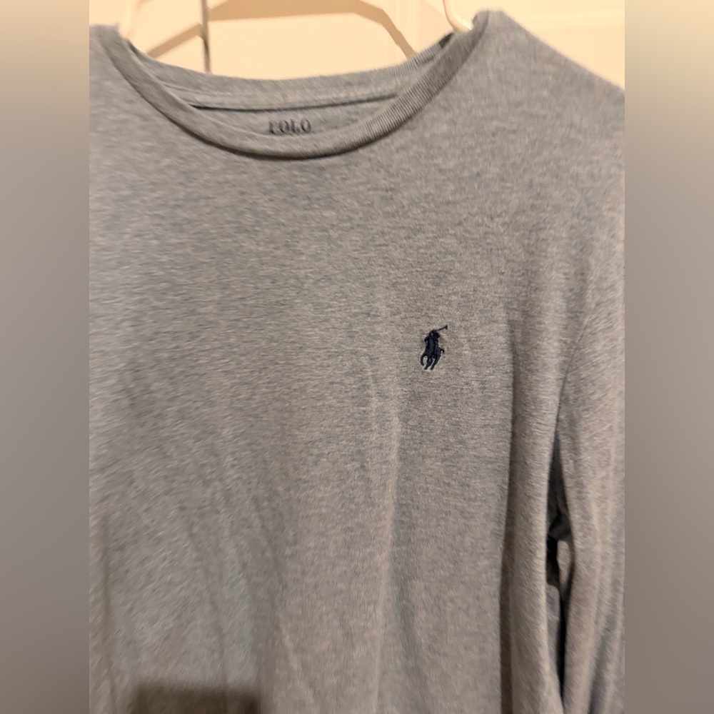 RALPH LAUREN - Blue Long Sleeve Shirt - Men’s Size Medium - Picture 2 of 4